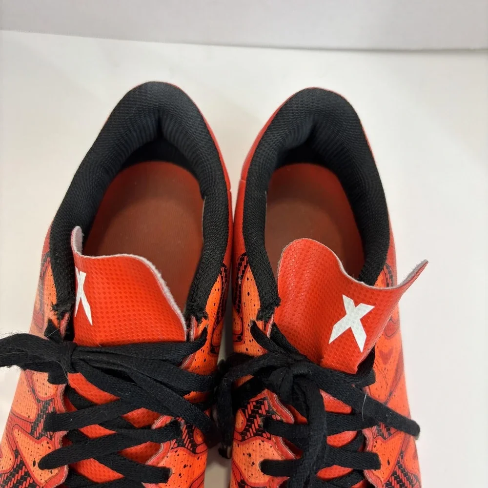 Adidas X 15.4 Indoor Soccer‎ Shoes Youth Size 4.5 Orange Sneakers S83170